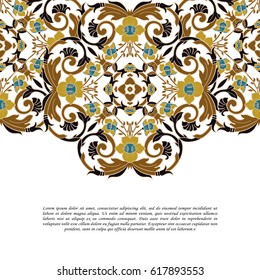 Vintage frame. Decorative vector design elements. 
