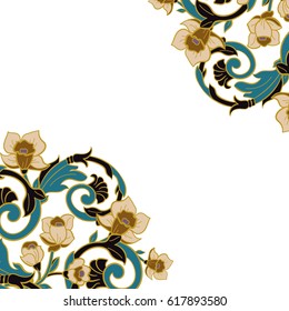 Vintage frame. Decorative vector design elements. 