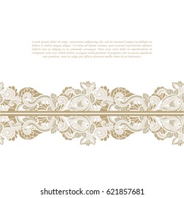Vintage frame. Decorative vector design elements. 