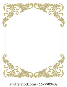 232,989 Baroque frame vector Images, Stock Photos & Vectors | Shutterstock