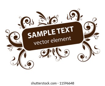 Vintage frame for design.