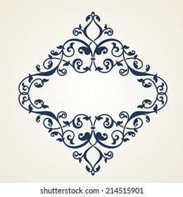 Vintage frame for design.