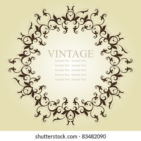 Diseño de cuadro de vintage