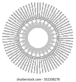 Vintage frame and design element