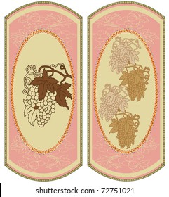 vintage frame design, vector