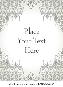 Vintage-Rahmen-Design - Vektorgrafik