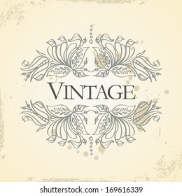 Vintage-Rahmen-Design - Vektorgrafik
