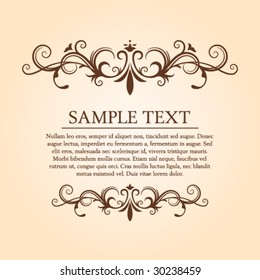 Vintage frame, divider 2