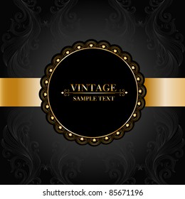 Vintage frame. Element for design.
