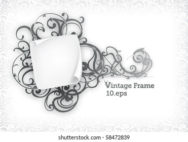 Vintage Frame, eps10