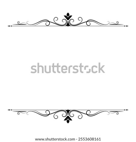 vintage frame european pattern border dividing line black and white totem lace romantic european pattern frame vintage dividing line