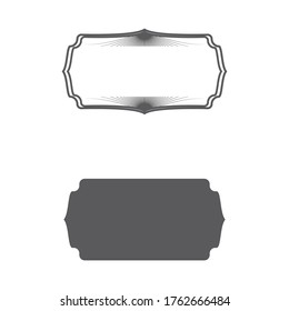 Vintage frame icon Template vector illustration design