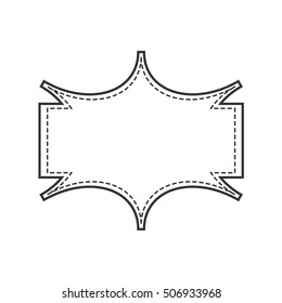 Vintage frame label 