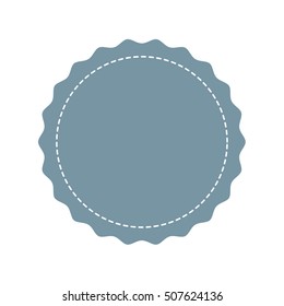 Vintage frame label
