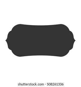 Vintage frame label