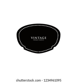 vintage frame labels logo,retro vintage logo