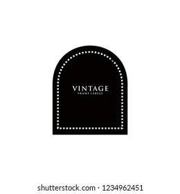 vintage frame labels logo,retro vintage logo