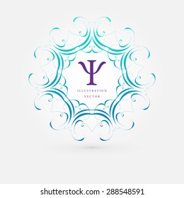 Vintage Frame for Luxury Logos, Restaurant, Hotel, Boutique or Business Identity. Royalty, Heraldic Design with Flourishes Elegant Design Elements. Vector Illustration Template