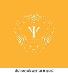 Vintage Frame for Luxury Logos, Restaurant, Hotel, Boutique or Business Identity. Royalty, Heraldic Design with Flourishes Elegant Design Elements. Vector Illustration Template