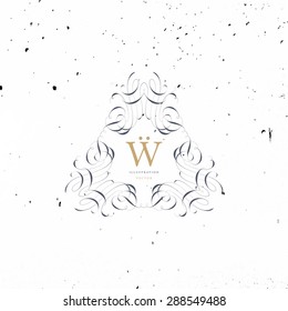 Vintage Frame for Luxury Logos, Restaurant, Hotel, Boutique or Business Identity. Royalty, Heraldic Design with Flourishes Elegant Design Elements. Vector Illustration Template