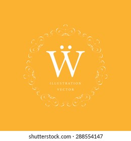 Vintage Frame for Luxury Logos, Restaurant, Hotel, Boutique or Business Identity. Royalty, Heraldic Design with Flourishes Elegant Design Elements. Vector Illustration Template