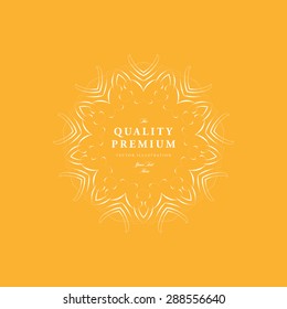 Vintage Frame for Luxury Logos, Restaurant, Hotel, Boutique or Business Identity. Royalty, Heraldic Design with Flourishes Elegant Design Elements. Vector Illustration Template