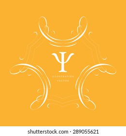 Vintage Frame for Luxury Logos, Restaurant, Hotel, Boutique or Business Identity. Royalty, Heraldic Design with Flourishes Elegant Design Elements. Vector Illustration Template