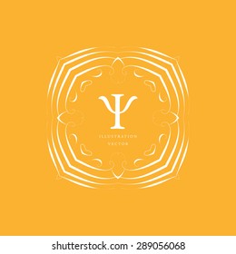 Vintage Frame for Luxury Logos, Restaurant, Hotel, Boutique or Business Identity. Royalty, Heraldic Design with Flourishes Elegant Design Elements. Vector Illustration Template