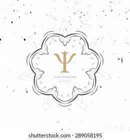 Vintage Frame for Luxury Logos, Restaurant, Hotel, Boutique or Business Identity. Royalty, Heraldic Design with Flourishes Elegant Design Elements. Vector Illustration Template