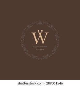 Vintage Frame for Luxury Logos, Restaurant, Hotel, Boutique or Business Identity. Royalty, Heraldic Design with Flourishes Elegant Design Elements. Vector Illustration Template