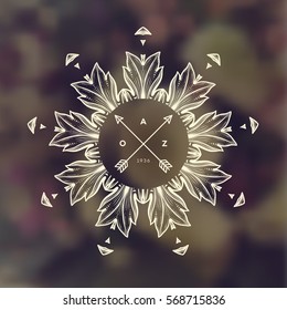 Vintage Frame for Luxury Logos, Restaurant, Hotel, Boutique or Business Identity. Royalty, Heraldic Design with Flourishes Elegant Elements. Vector Illustration Template.