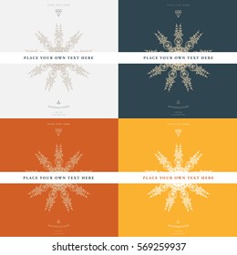 Vintage Frame for Luxury Logos, Restaurant, Hotel, Boutique or Business Identity. Royalty, Heraldic Design with Flourishes Elegant Elements. Vector Illustration Template.