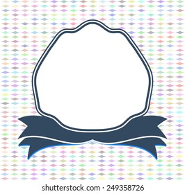 Vintage Frame, Modern Label. Web Design Vector.