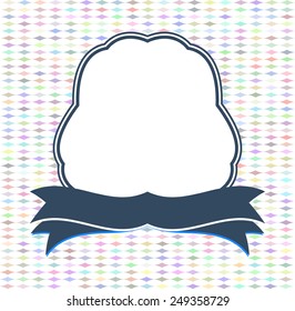 Vintage Frame, Modern Label. Web Design Vector.