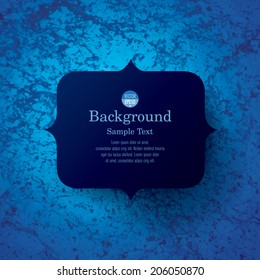 Vintage frame on rock texture background. Can be used in cover design, book design, website background, CD cover, advertising.  