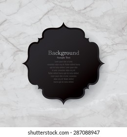 Vintage frame on rock texture background. Can be used in cover design, book design, website background, CD cover, advertising.  Print