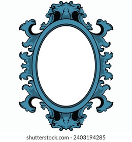 vintage frame ornament circle design vector format