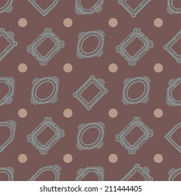 Vintage Frame Pattern Seamless