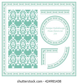 Vintage Frame Pattern Set 278 Antique Kaleidoscope