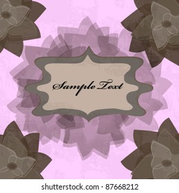 vintage frame for photos with scrapbook elements. vector illustration. vector illustration