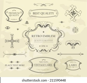 Vintage Frame, Premium Quality Label