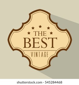 vintage frame quality seal
