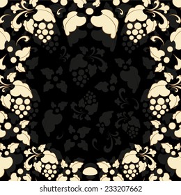 Vintage frame in retro style vector illustration
