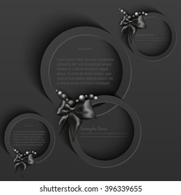  Vintage frame set . Retro background. Gothic design elements. Vector set vintage labels.