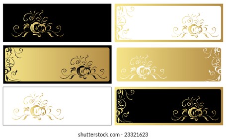 Vintage frame set for your design