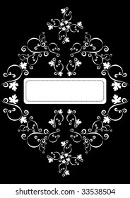 vintage frame for text