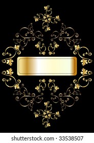 vintage frame for text