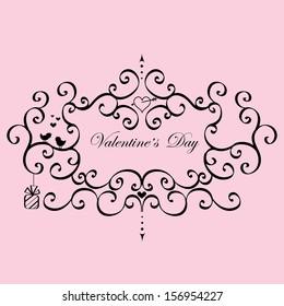 Vintage Frame Valentine's Day