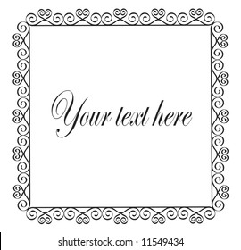 vintage frame vector