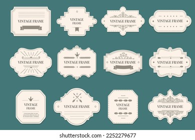 Vintage Frame vector design collection